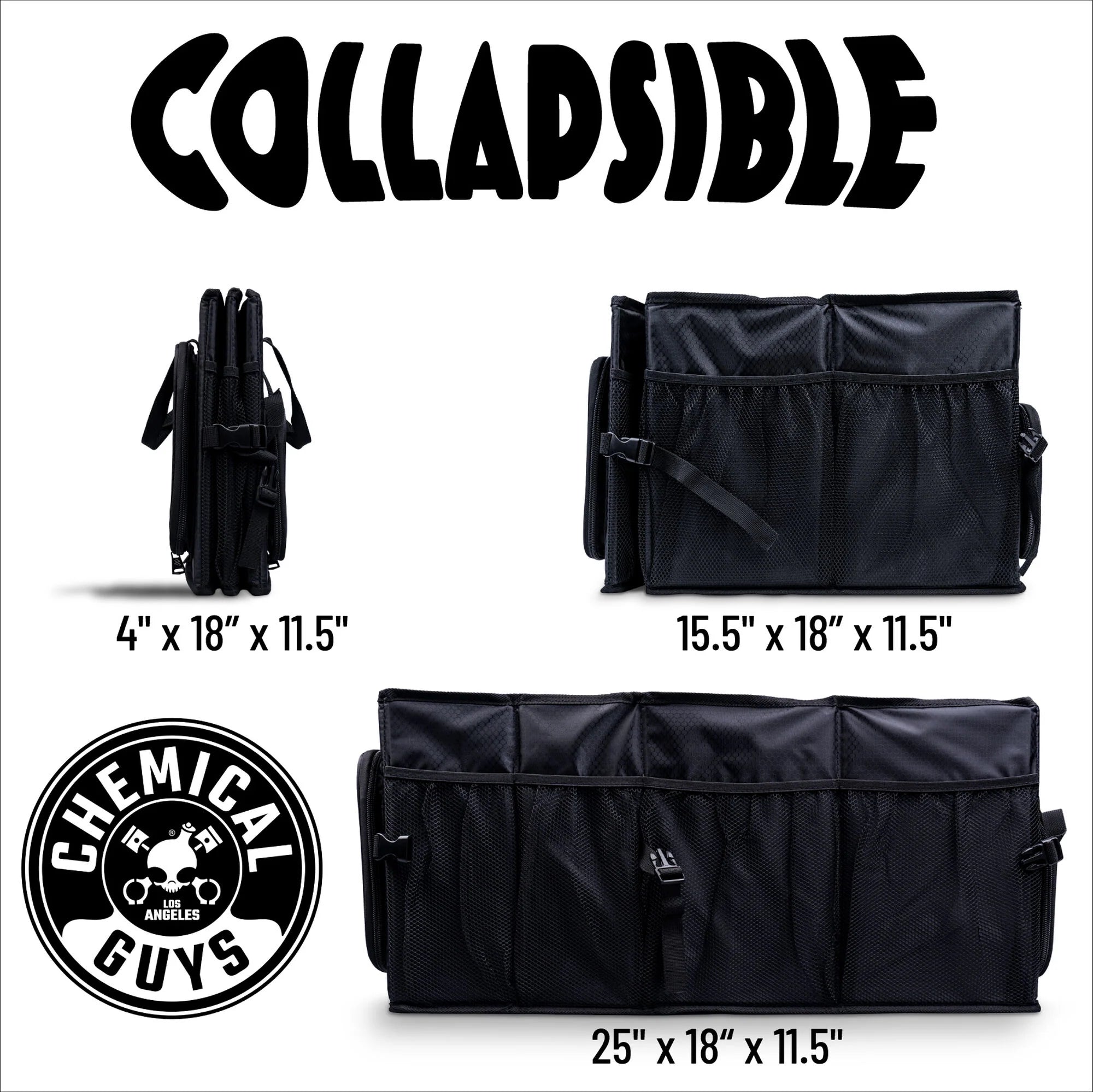 Chemical Guys Clean Ride Along Large Space Trunk Organizer - Image 5