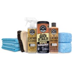 Chemical Guys Clean Complete Leather Clean, Condition, & Maintain Kit