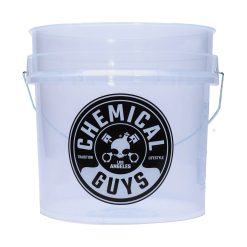 Chemical Guys Clean Heavy Duty Ultra Clear Detailing Bucket, 4.25 Gal