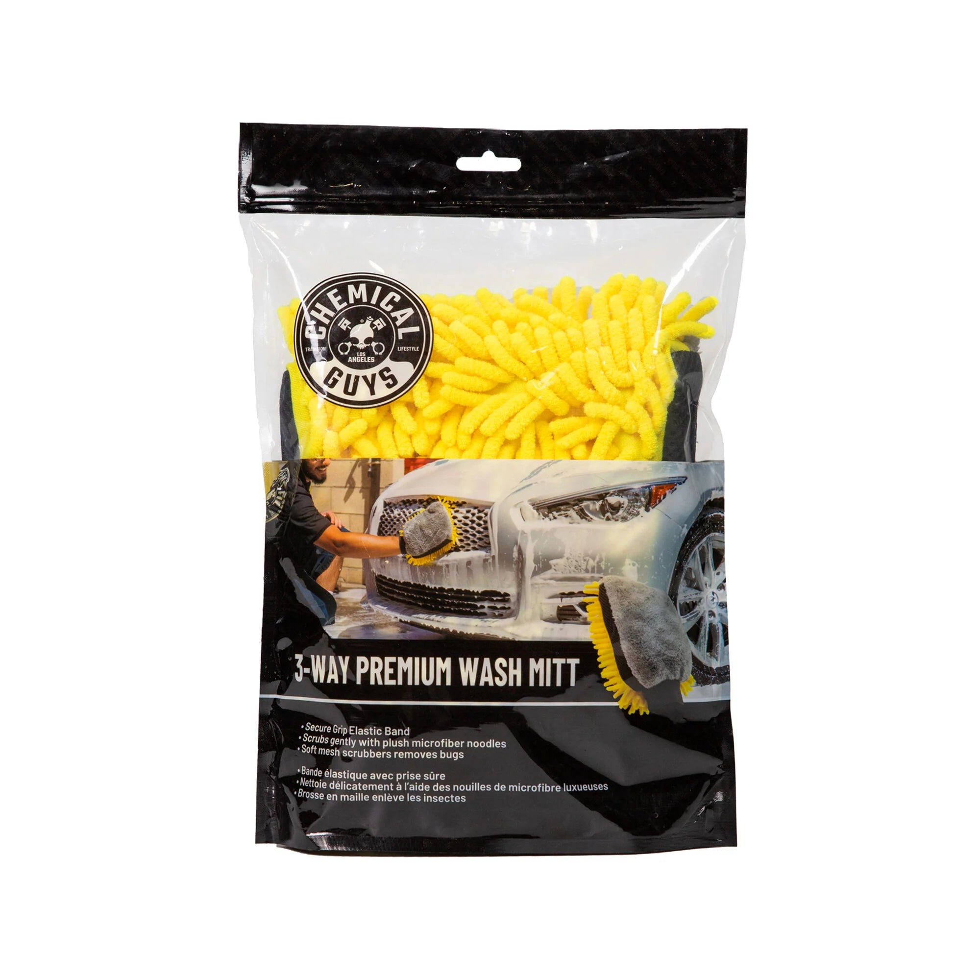 Chemical Guys Clean 3-Way Premium Wash Mitt - Image 3