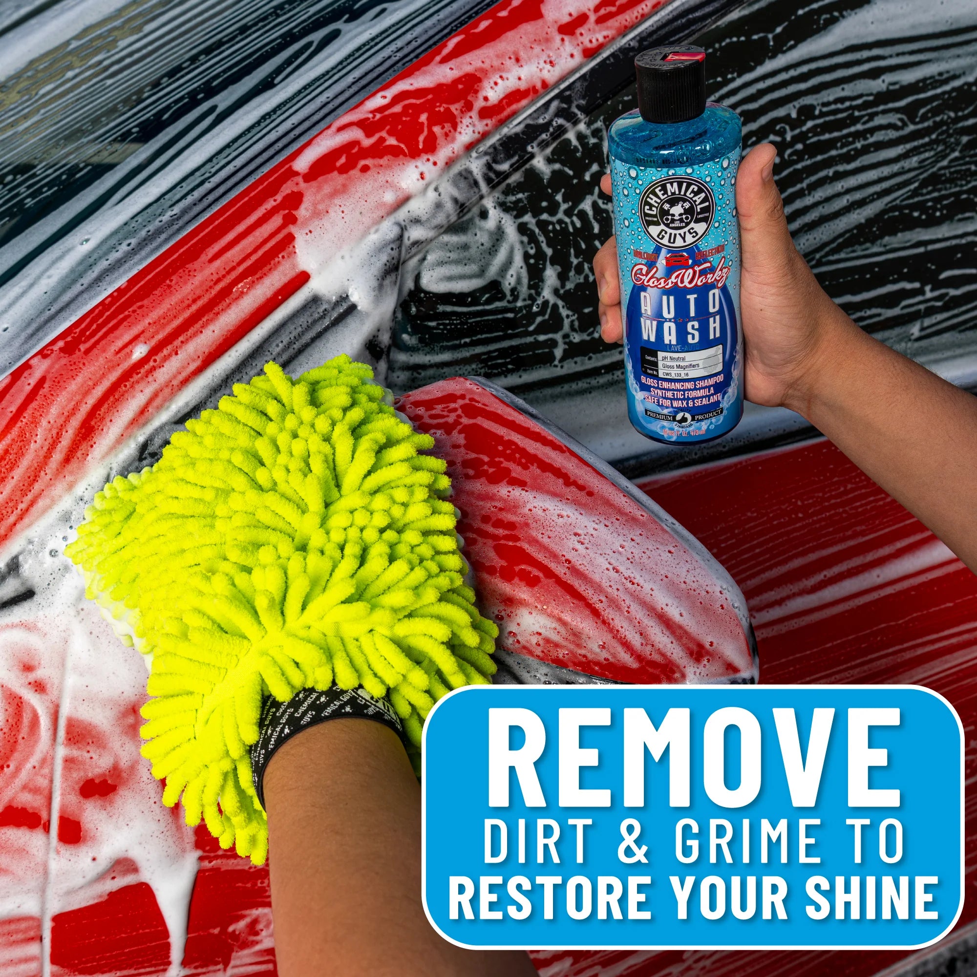 Chemical Guys Clean Glossworkz Intense Gloss Booster And Paintwork Cleanser - Image 7